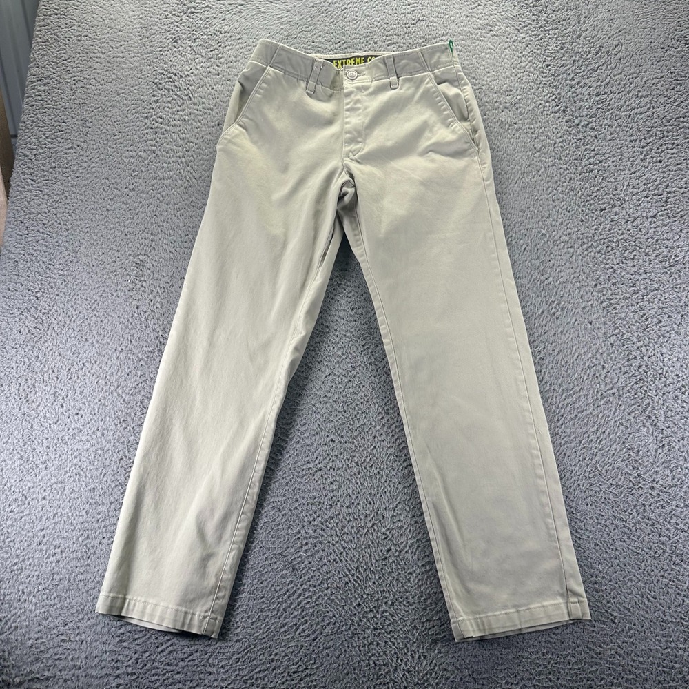 Lee Extreme Comfort Pant Mens 30x30 Beige Cotton Chino Straight Stretch Office
